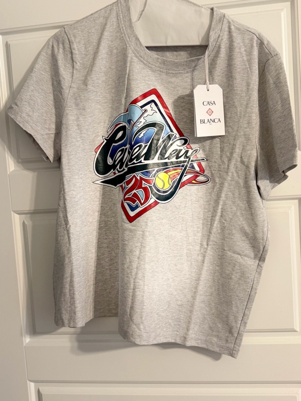 Casa Blanca Gray Graphic Short Sleeve Tee
